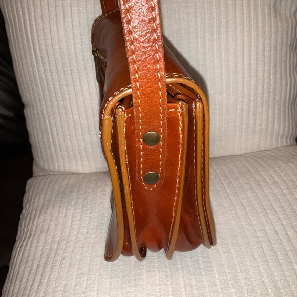 GENUINE LEATHER MADE IN ITALY CROSSBODY BAG - Picture 10 of 15